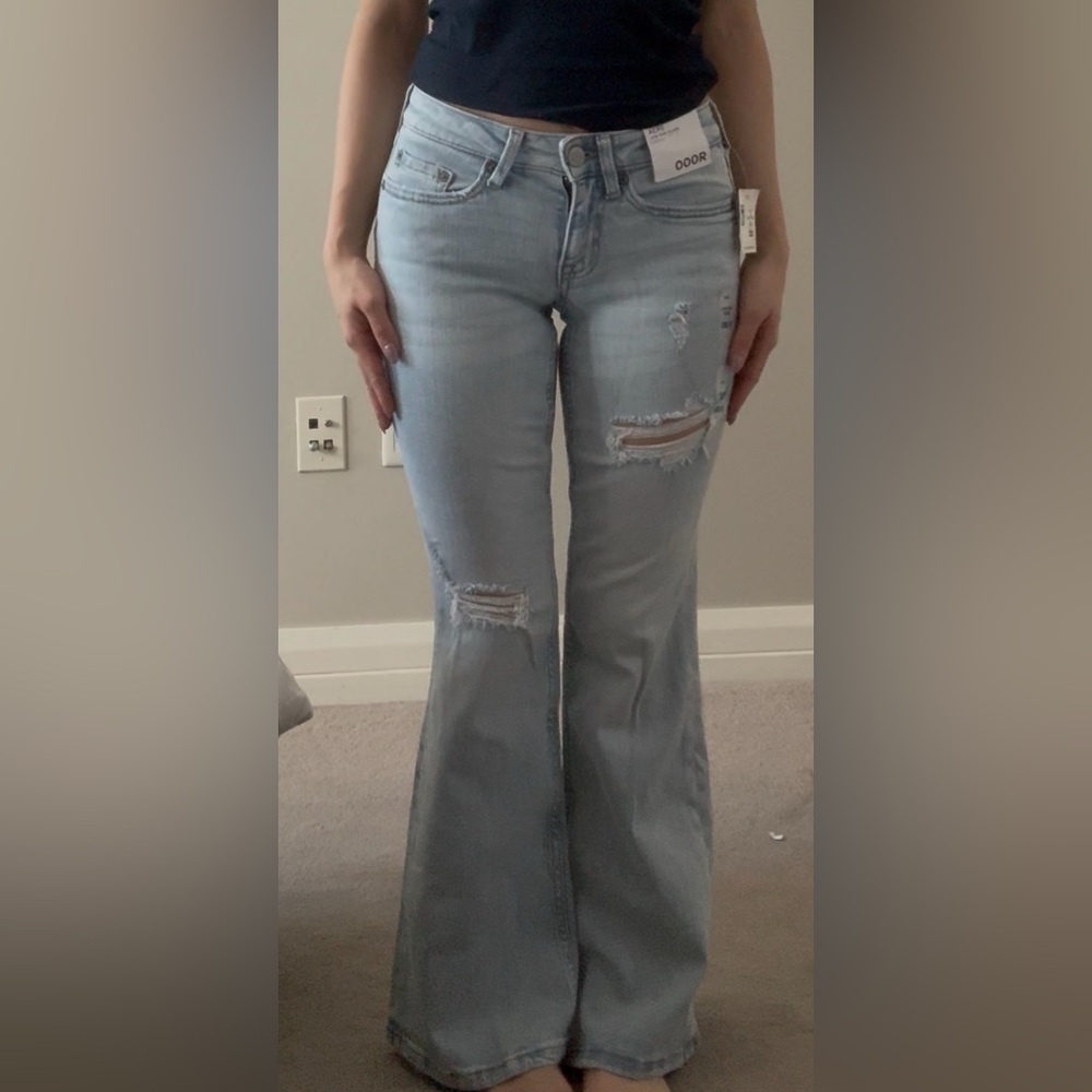AEROPOSTALE Light Blue distressed Flare Jeans